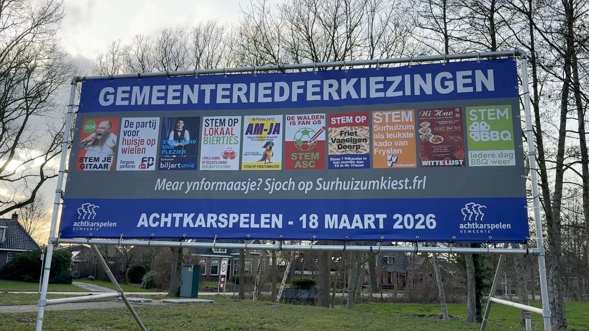 Surhuizumers veranderen verkiezingsposters en bijna niemand had het door: van BBB naar BBQ