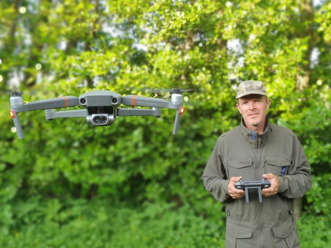 Jan de Roon en zijn drone