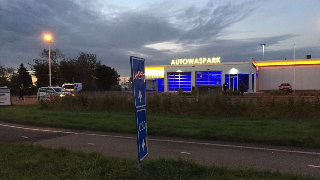 Het bedrijventerrein bij Ritthem langs de A58