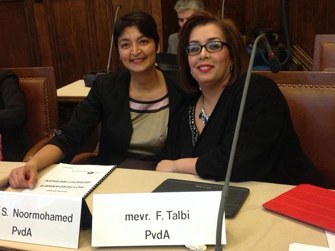 Fatima Talbi in 2016 toen zij nog actief was als gemeenteraadslid