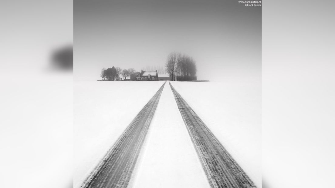 Frank Peters schoot dit plaatje in januari ergens in West-Zeeuws-Vlaanderen en won een International Photography Award