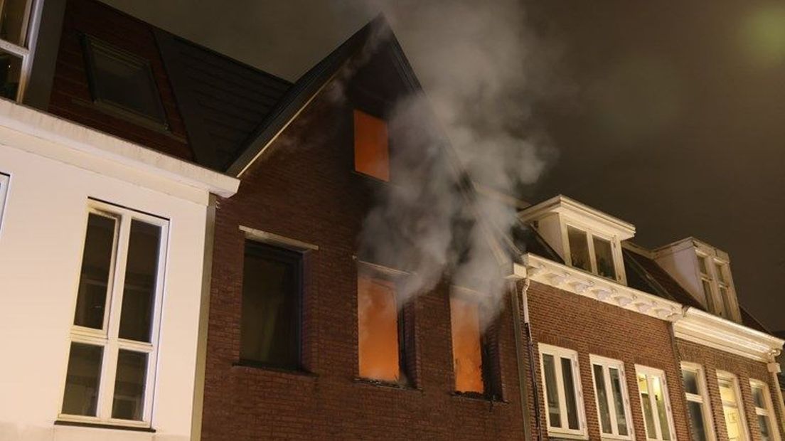 Brand in appartementencomplex in Zwolle