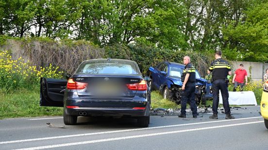 Twee gewonden bij frontale aanrijding in Malden