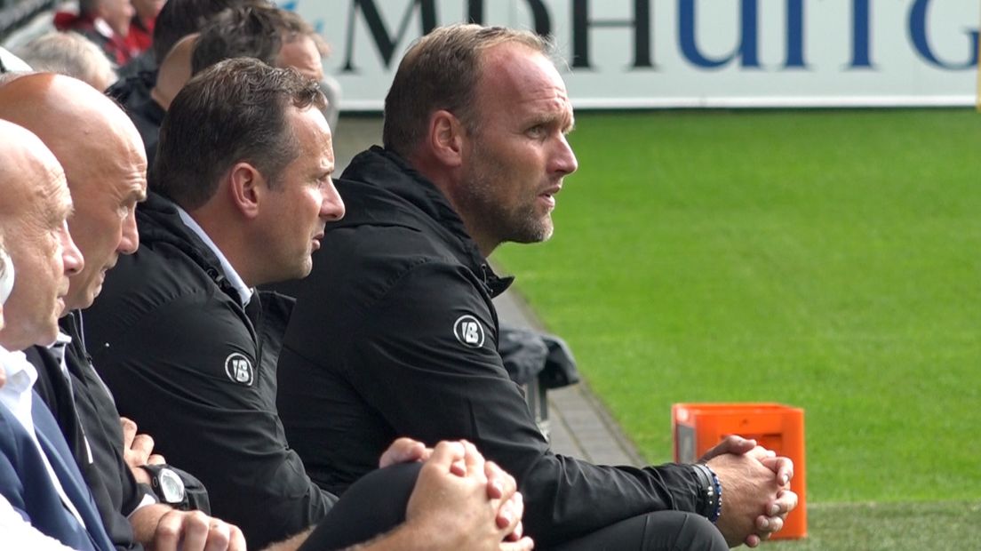 Volgens Lukkien had zijn ploeg er wel eentje kunnen maken tegen Go Ahead Eagles (Rechten: archief RTV Drenthe)