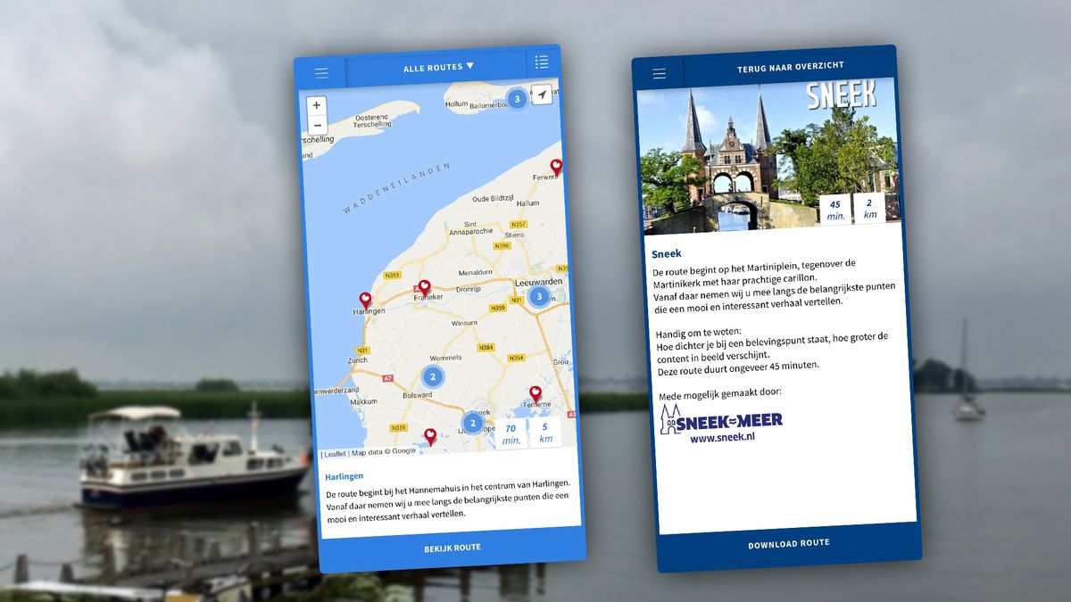 Nieuwe route over het water laat de geschiedenis van Oudega, Idzega en Sandfirden zien