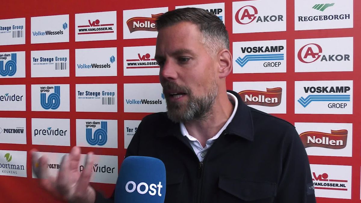 Excelsior'31-trainer Kelvin Veensma blij met de zege van Excelsior'31