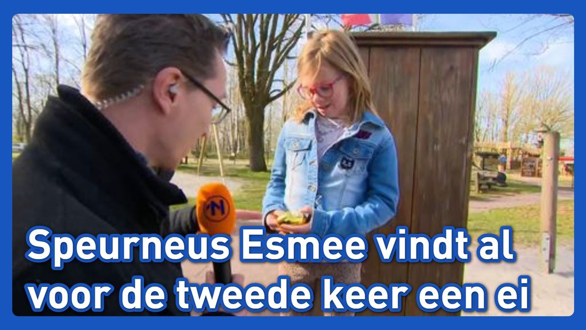 Esmee uit Winschoten vindt voor tweede keer een ei