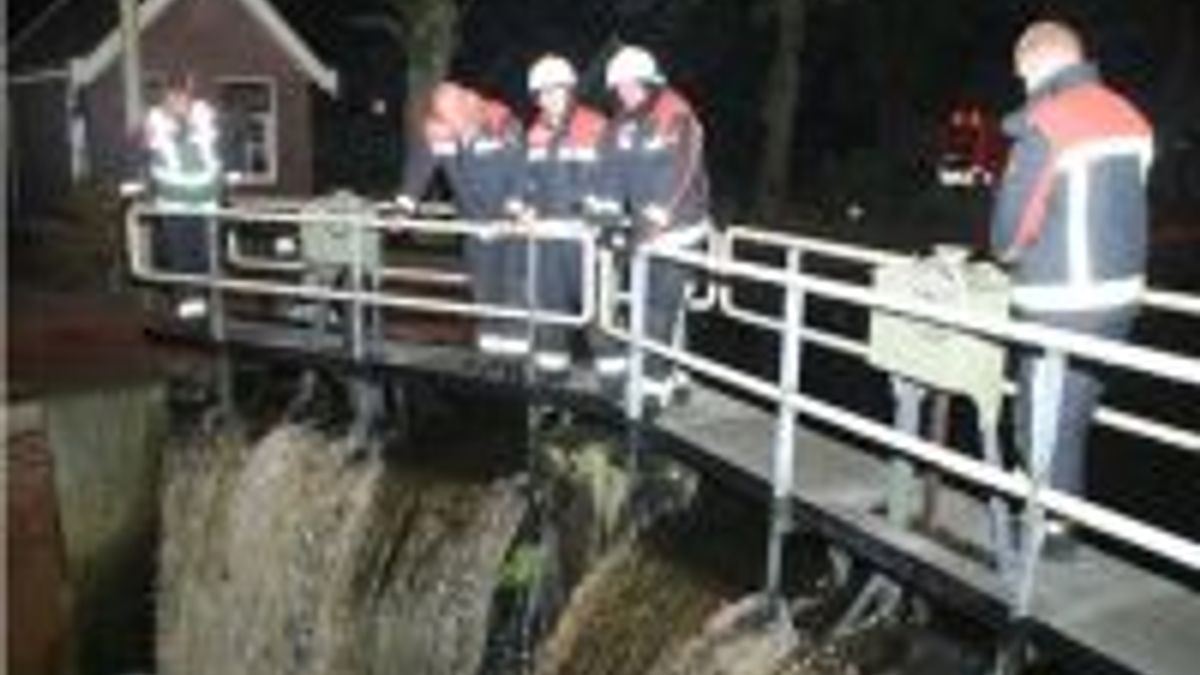 Overstroming in Dieverbrug