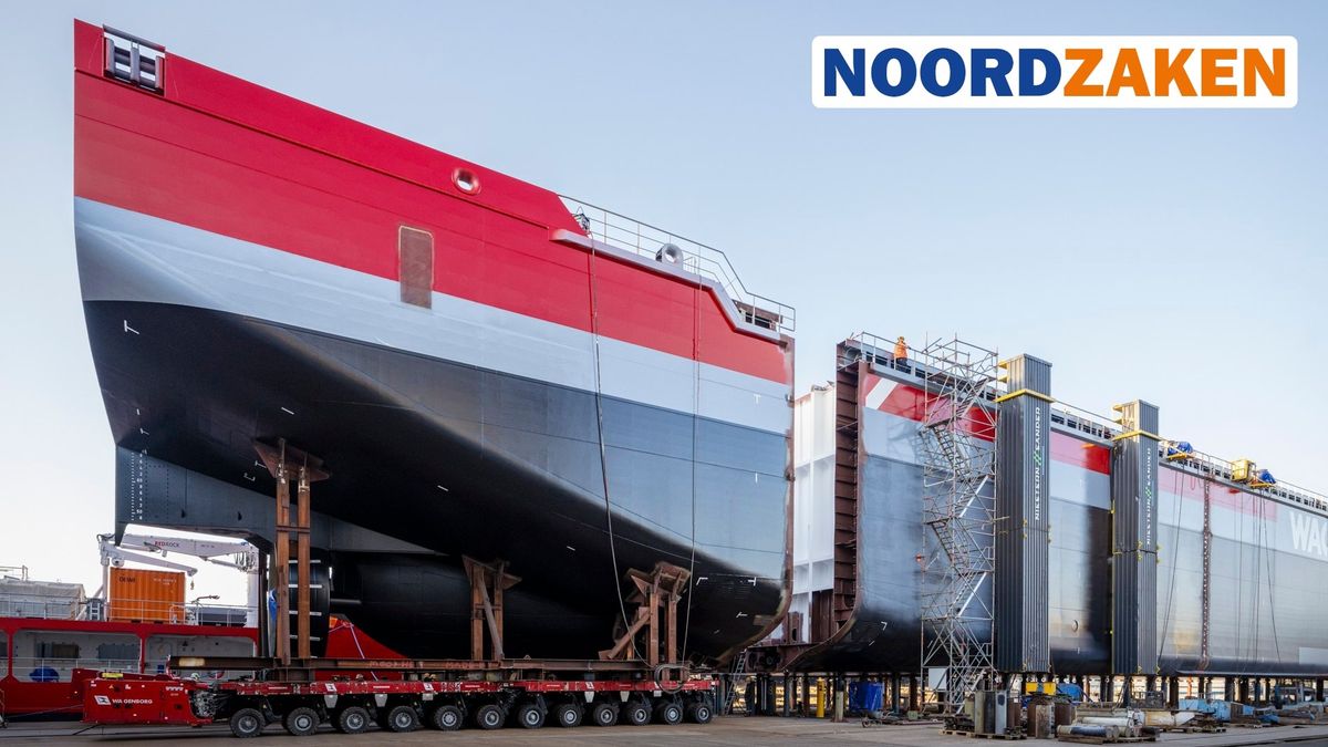 Europese primeur: eerste CO2-schip gedoopt in Farmsum (update) - RTV Noord
