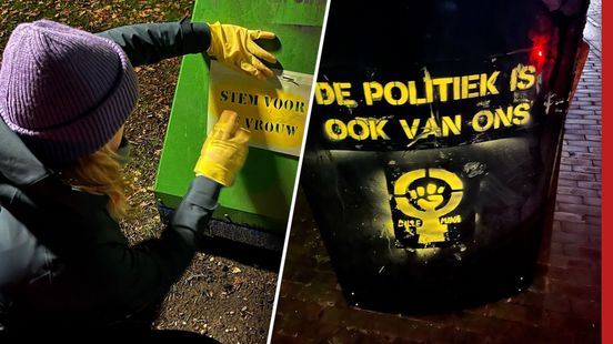 Dolle Mina’s roepen op: ‘Stem voor de vrouw!’