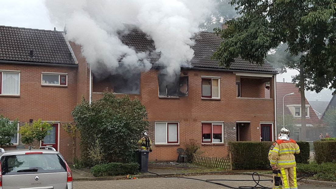 Brand in woning Dedemsvaart