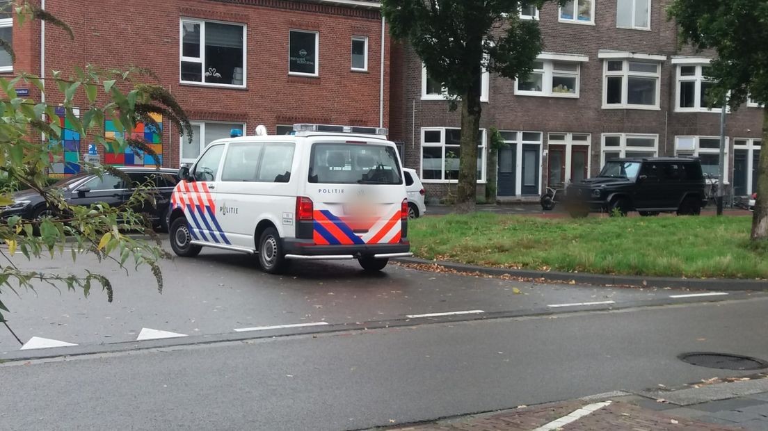 De politie is ter plaatse aan de Prinsesseweg