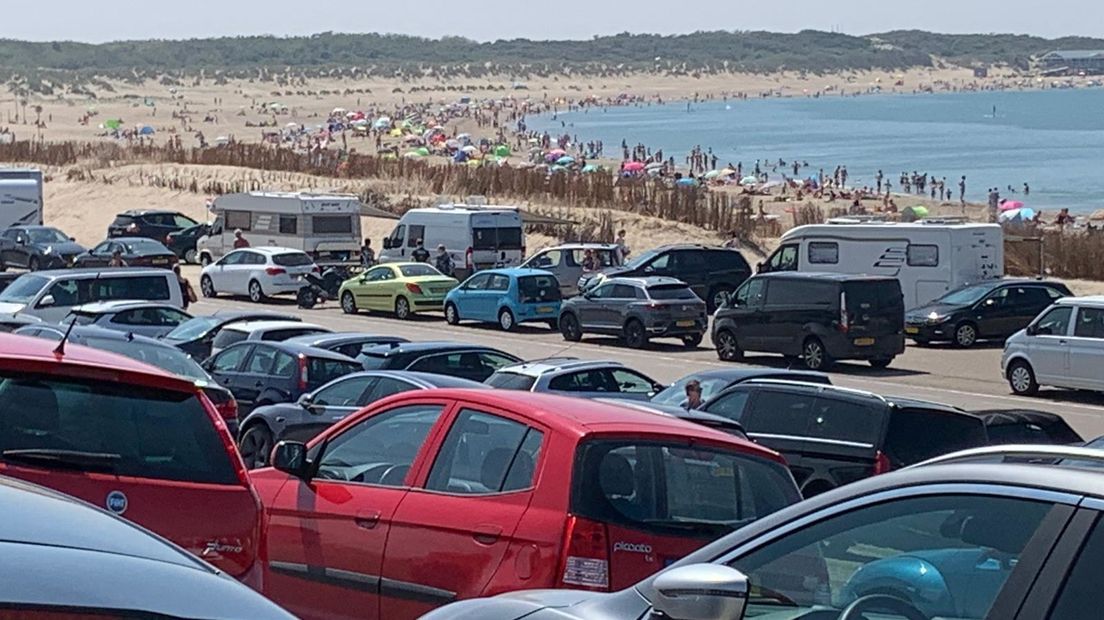 Drukte op de Zeeuwse stranden