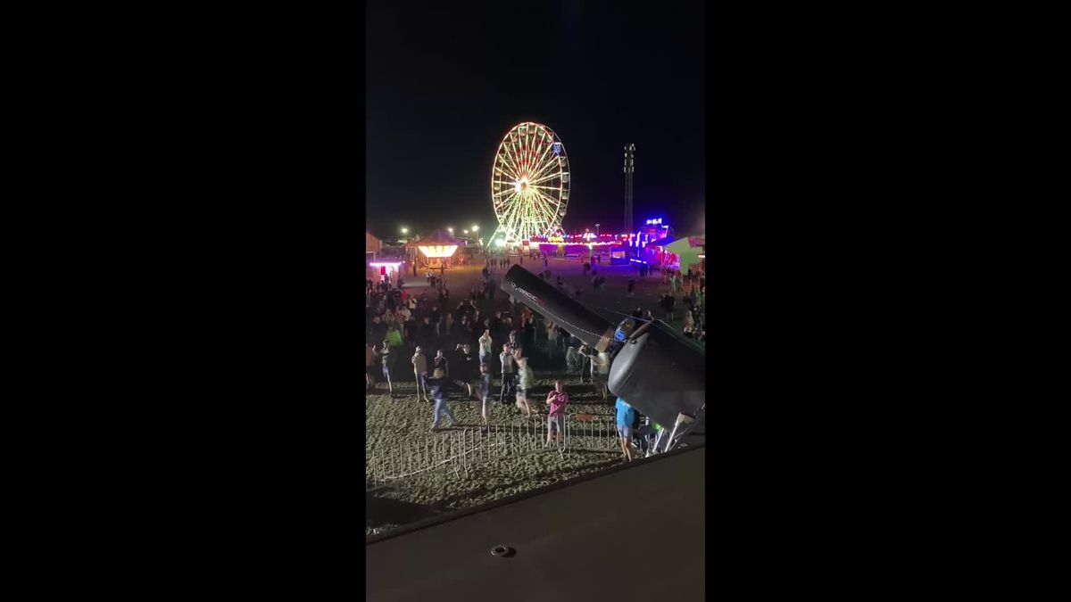 Confettikanon ontploft op Boerenrock Festival