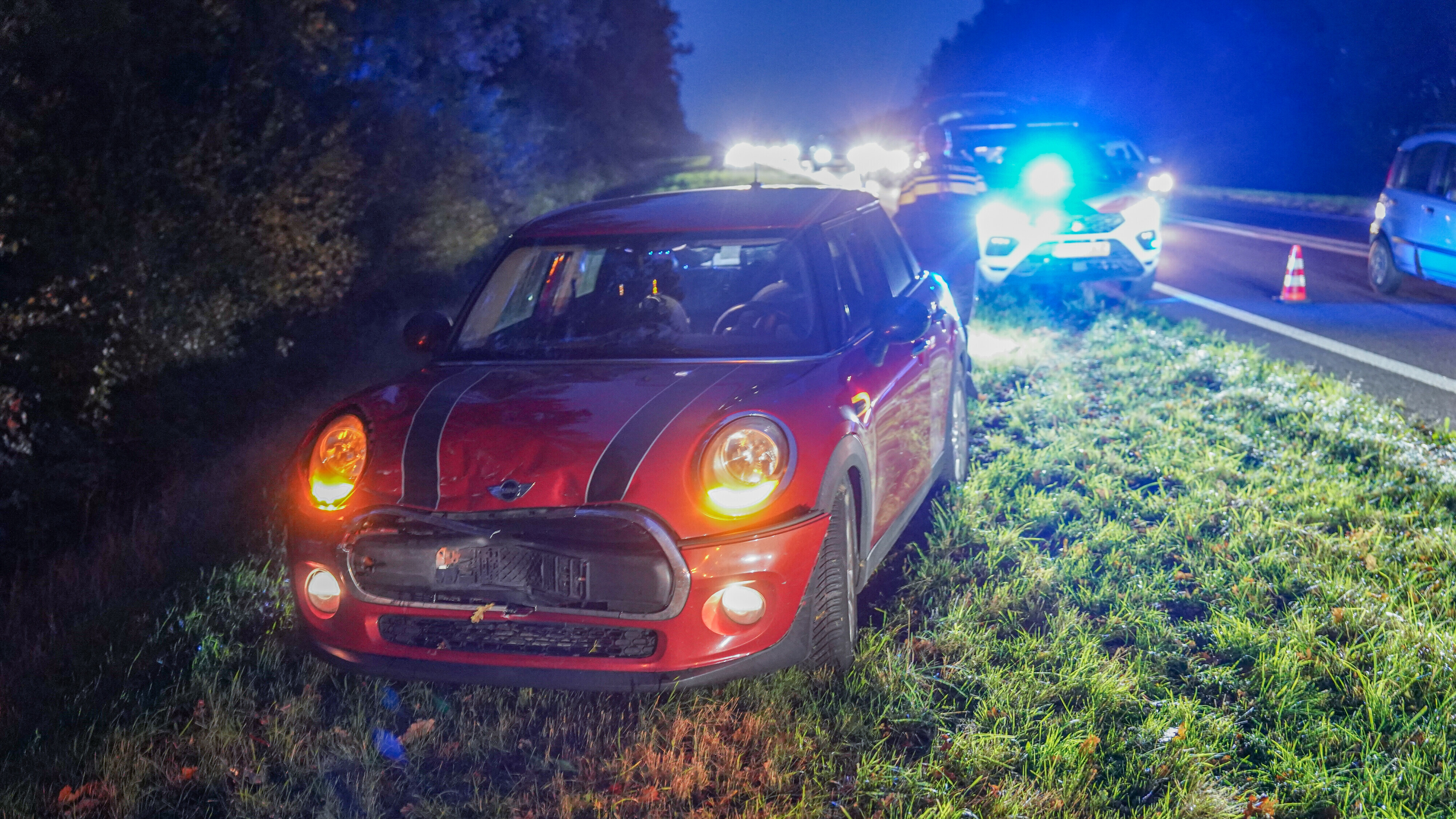 Ongeluk op N34, afrit vanaf A28 afgesloten