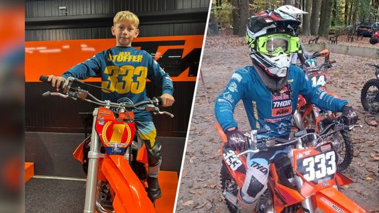 Pas gekochte crossmotor van Jaxx (9) gestolen, medecrossers komen in actie