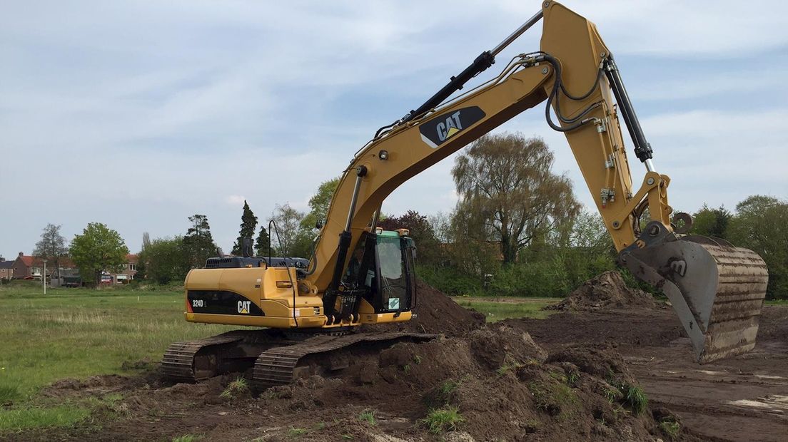 Werkzaamheden op braakliggend terrein Steenwijk