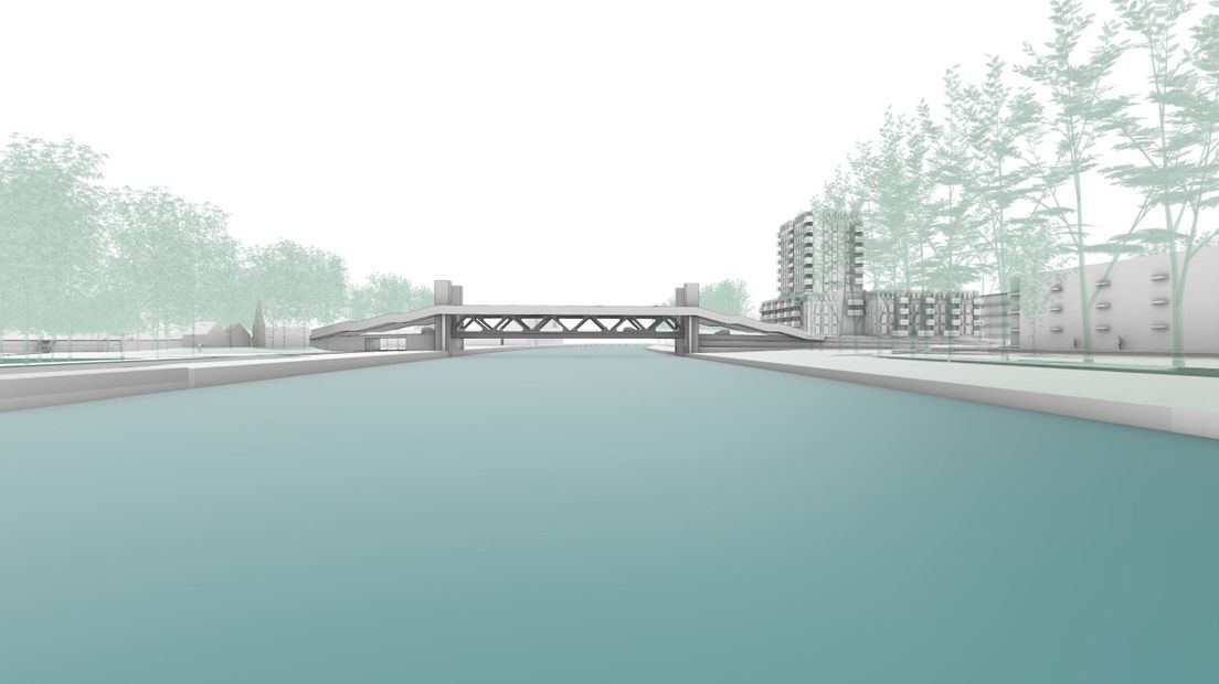 Een impressie van de nieuwe Gerrit Krolbrug