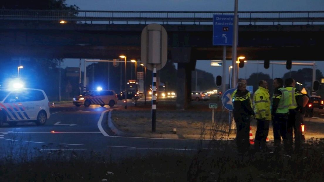 Ongeval ter hoogte van viaduct A1
