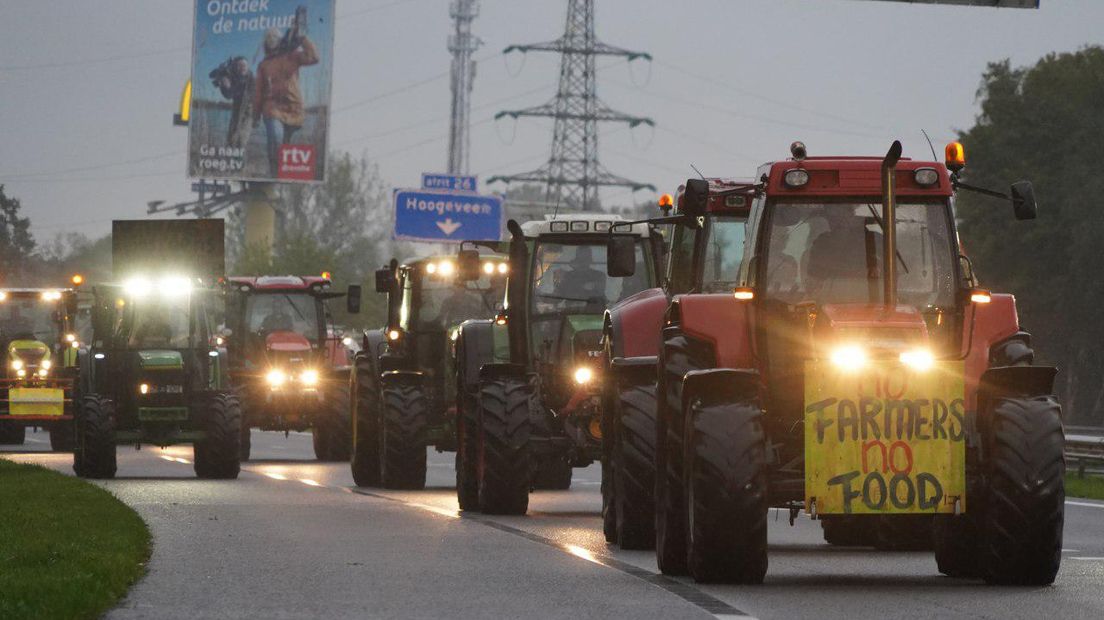 De boeren willen op 29 oktober weer gaan protesteren (Rechten: Persbureau Meter)
