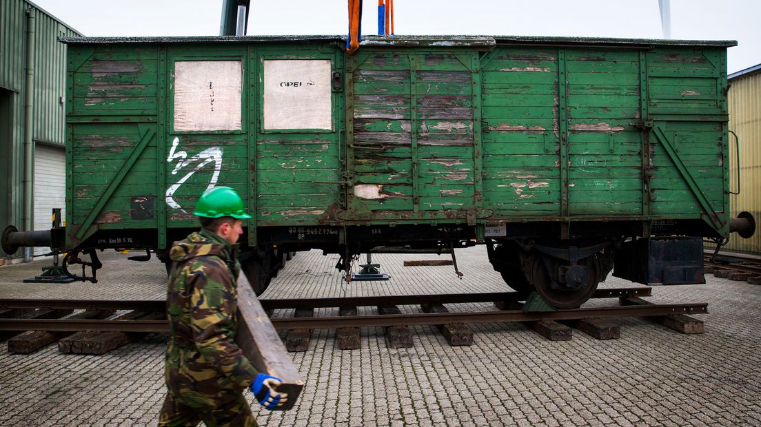 Wagon op Westerbork.