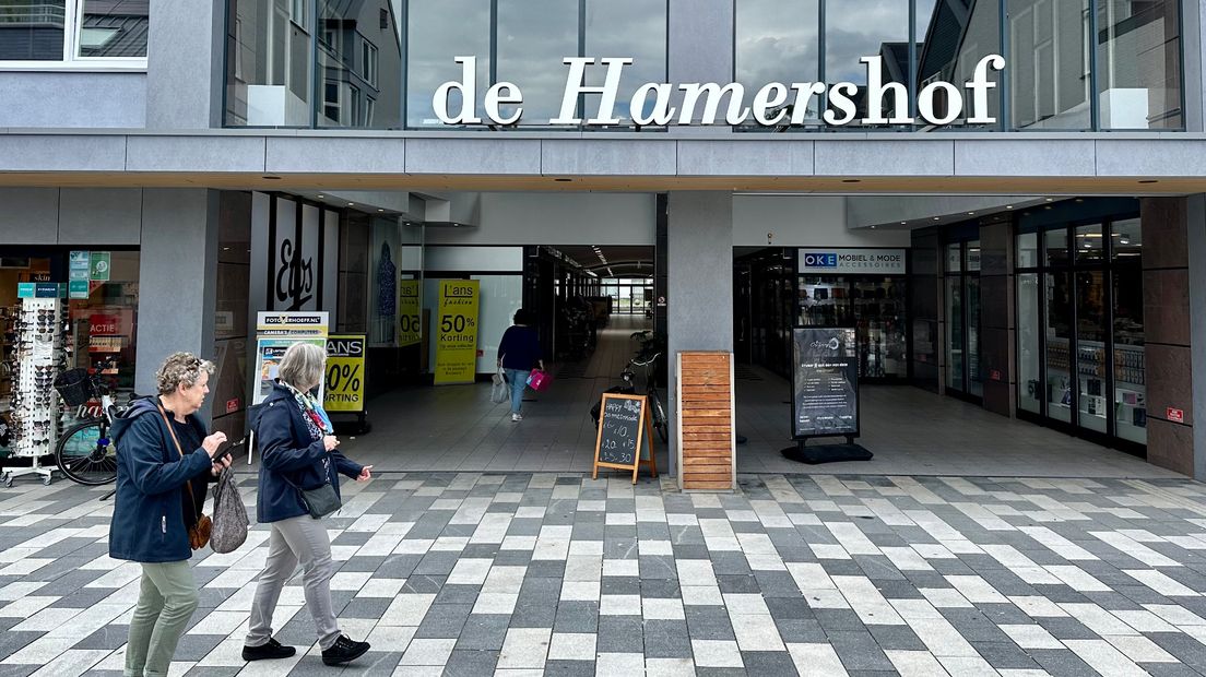 De passage van winkelcentrum De Hamershof