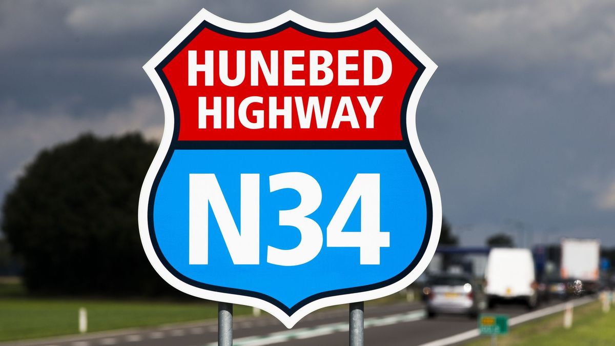 Berm langs N34 aan vervanging toe: weg morgen dicht tussen Klijndijk en Emmen-Noord