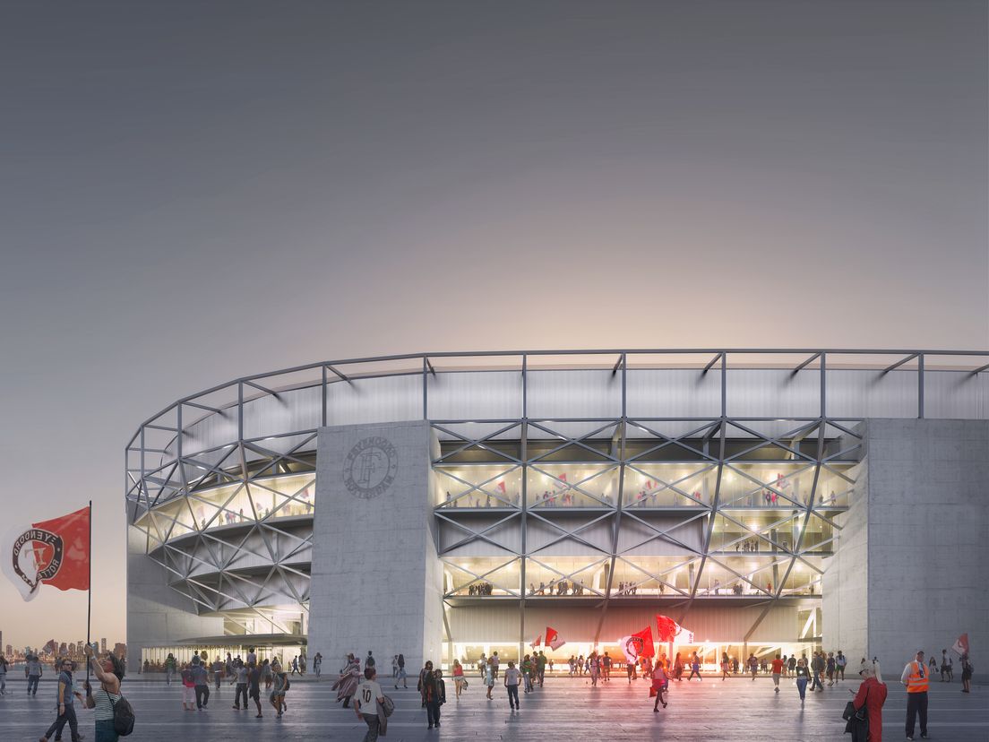 Het nieuwe stadion, uit de presentatie van