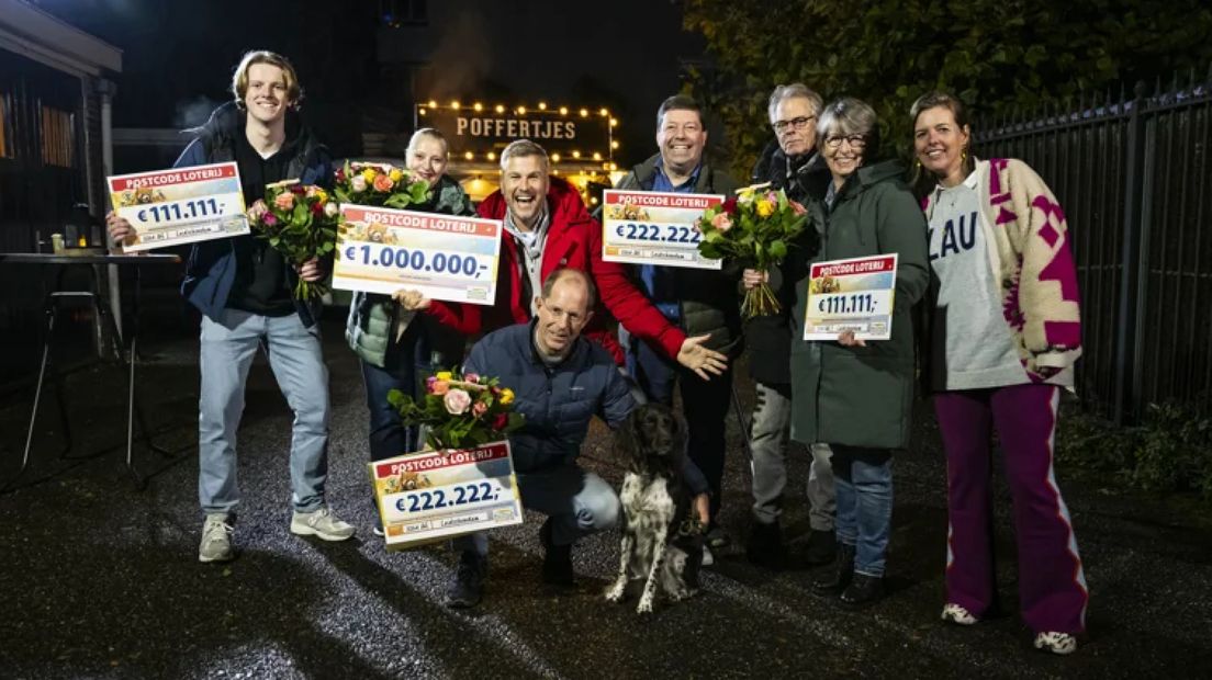 De gelukkige winnaars uit Leidschendam