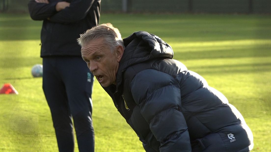 Sturing bevlogen tijdens zijn eerste training