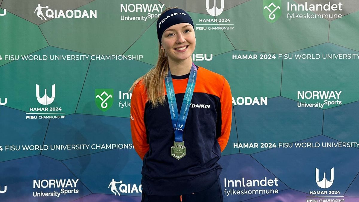Nyncke Dijkstra uit Assen pakt zilver op massastart bij WK voor studenten
