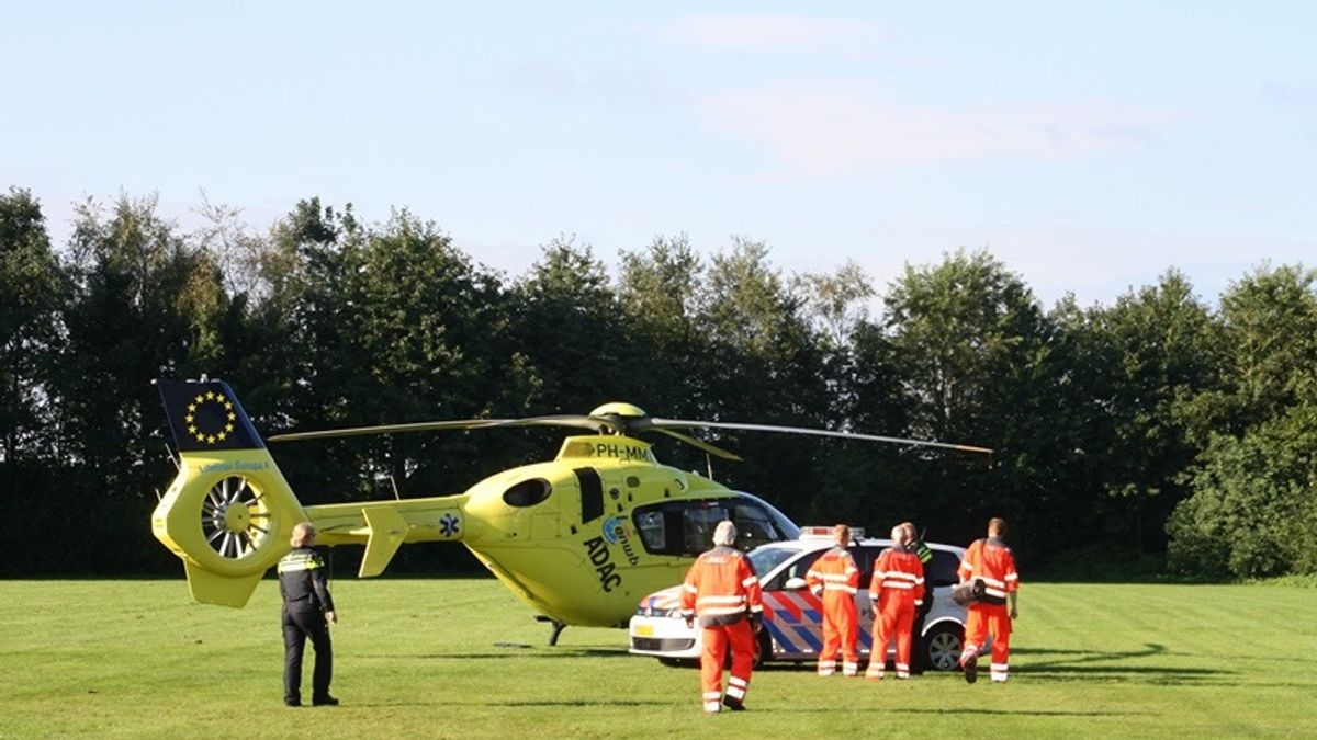 Man valt van steiger bij verbouwing in Drouwen