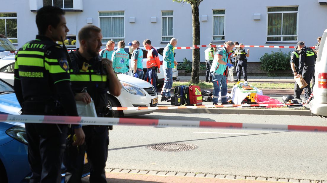 Het dodelijke ongeluk op de Erasmusweg in de Haagse wijk Moerwijk
