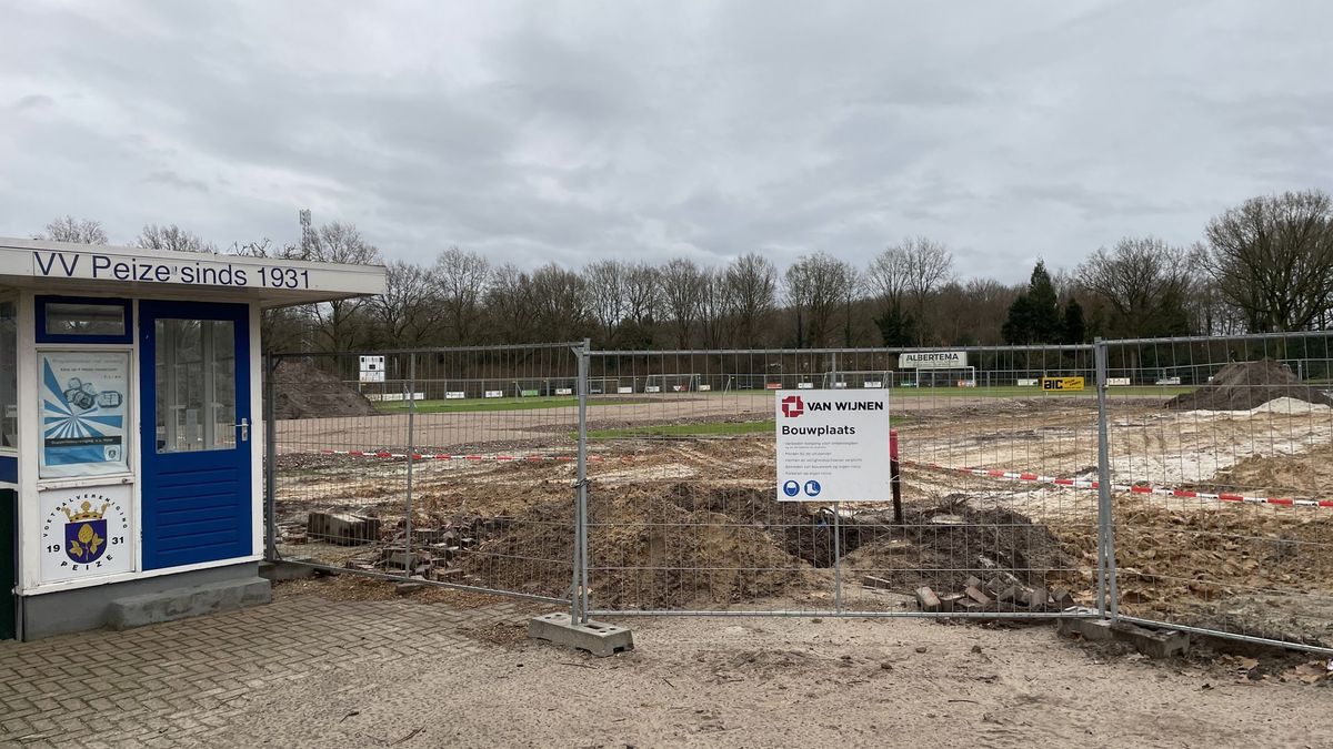 Kink in de kabel bij bouw Sporthuis Peize