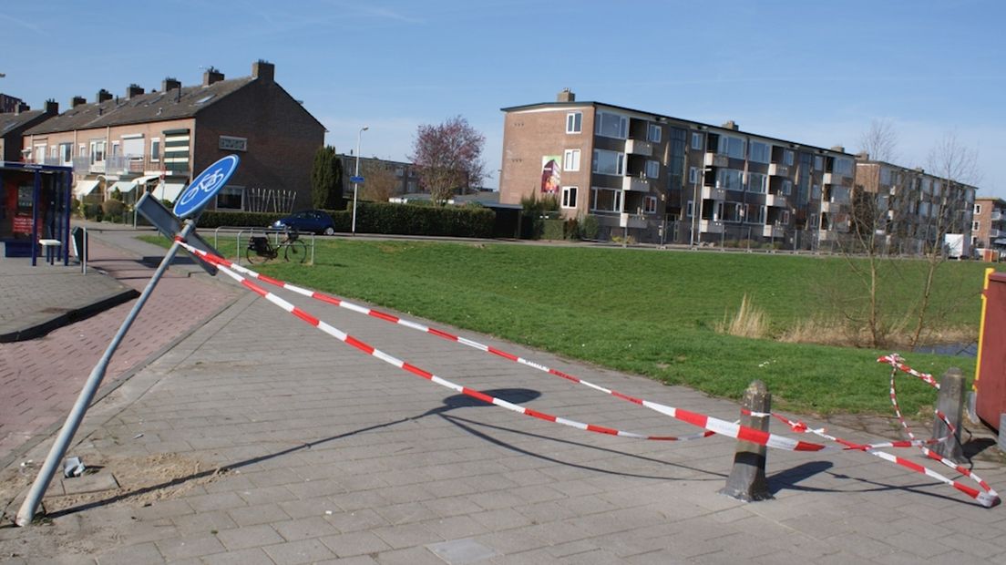 Paarden op hol in Kampen