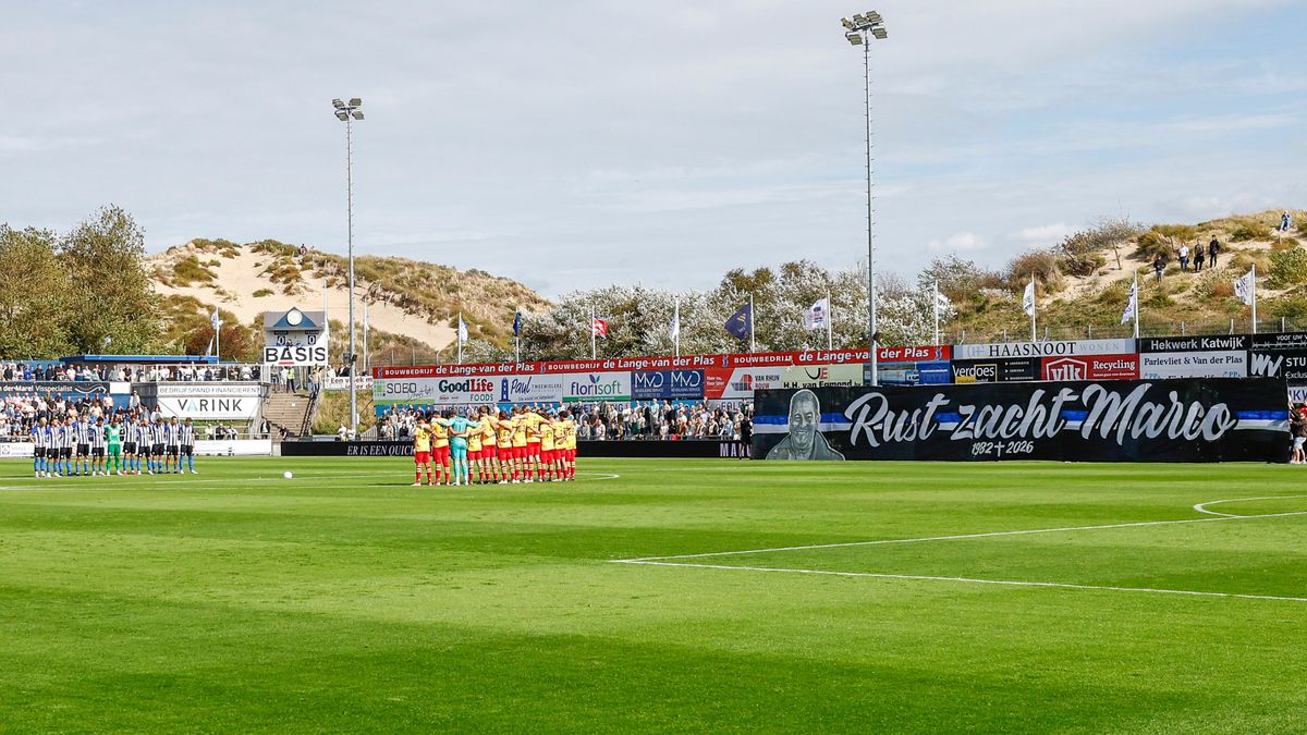 Voetbal voor even bijzaak in Katwijk, Quick Boys staat stil bij overlijden clubman