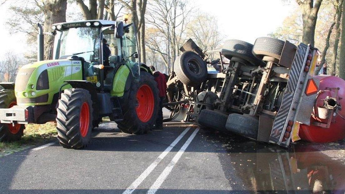 Gekantelde giertank