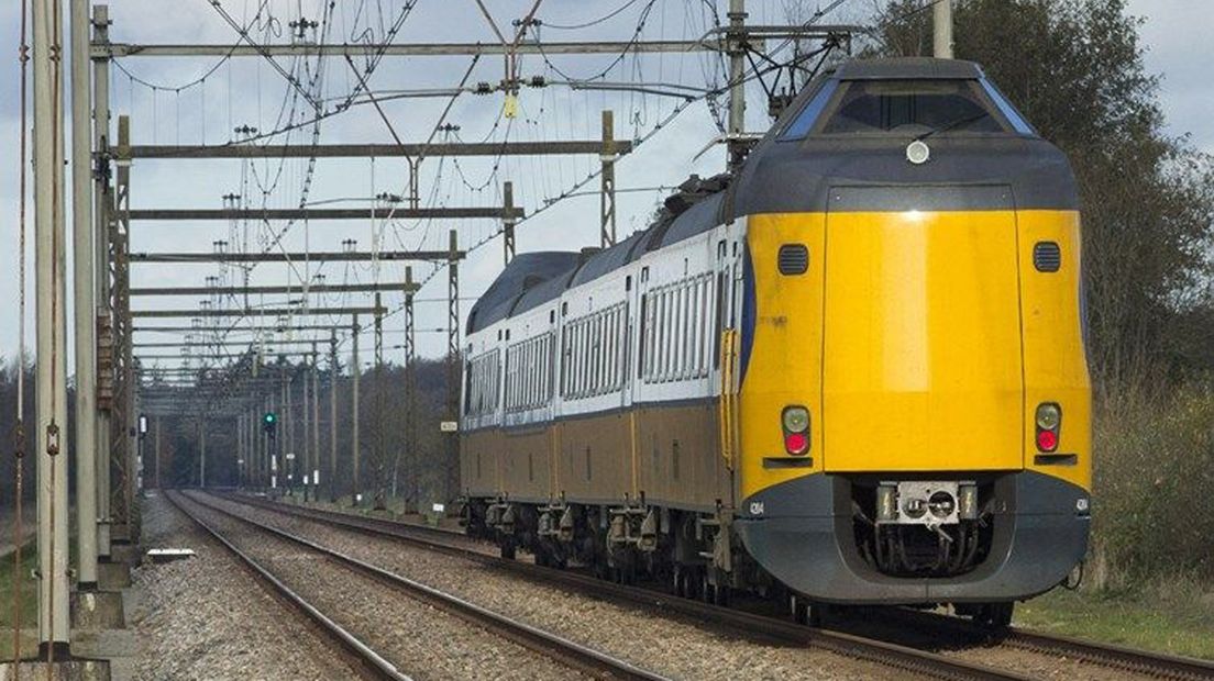 Een trein van de NS