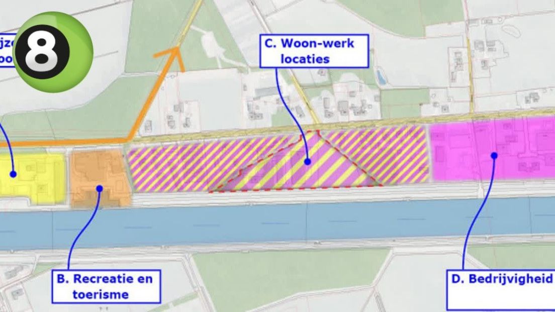 Particuliere woningbouw wordt mogelijk op bedrijventerrein Scheggertdijk bij Almen