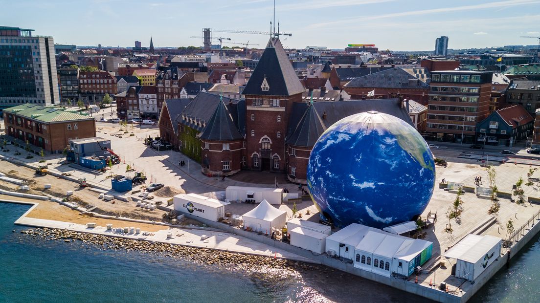 De Climate Planet in het Deense Aarhus.