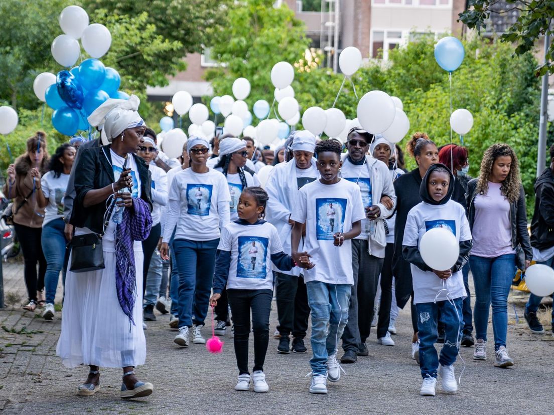 De stille tocht voor de doodgestoken Joshua