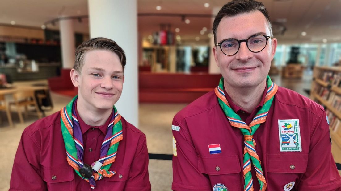 Timo (links) en Roeland (rechts)
