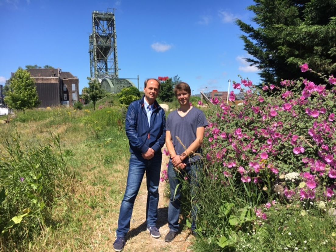 Ruud van der Velden, PvdD Rotterdam en Daniël van Veen IVN Natuureducatie