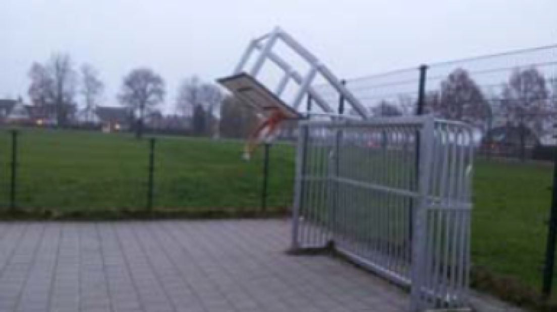 Alweer vernielingen trapveldje, Geldermalsen is het zat