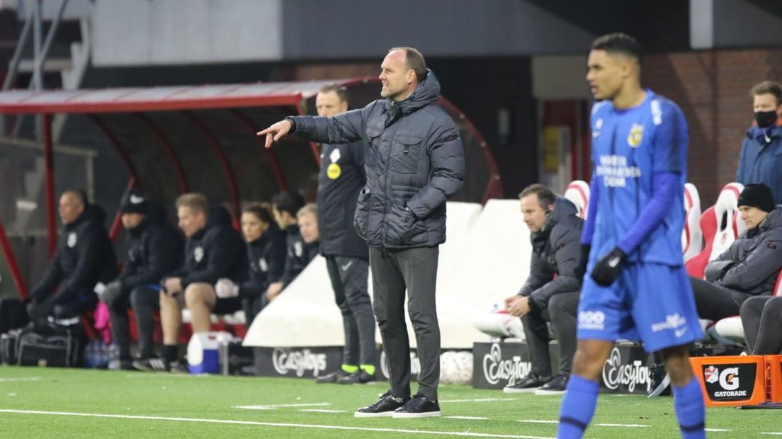 FC Emmen-trainer Dick Lukkien: 'We hebben de bodem geraakt'