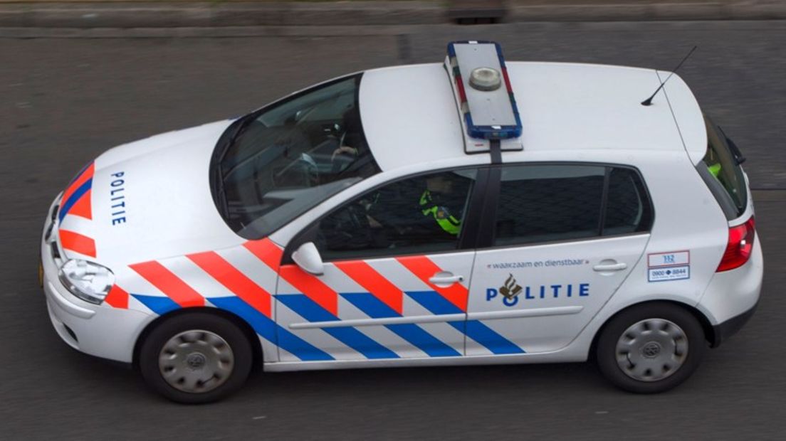 Een politiewagen