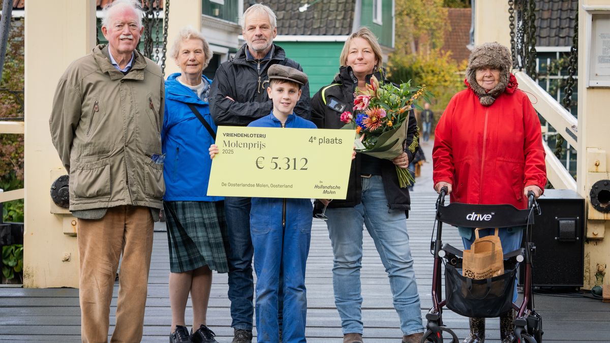 De Oosterlandse Molen wint geldprijs voor renovatie