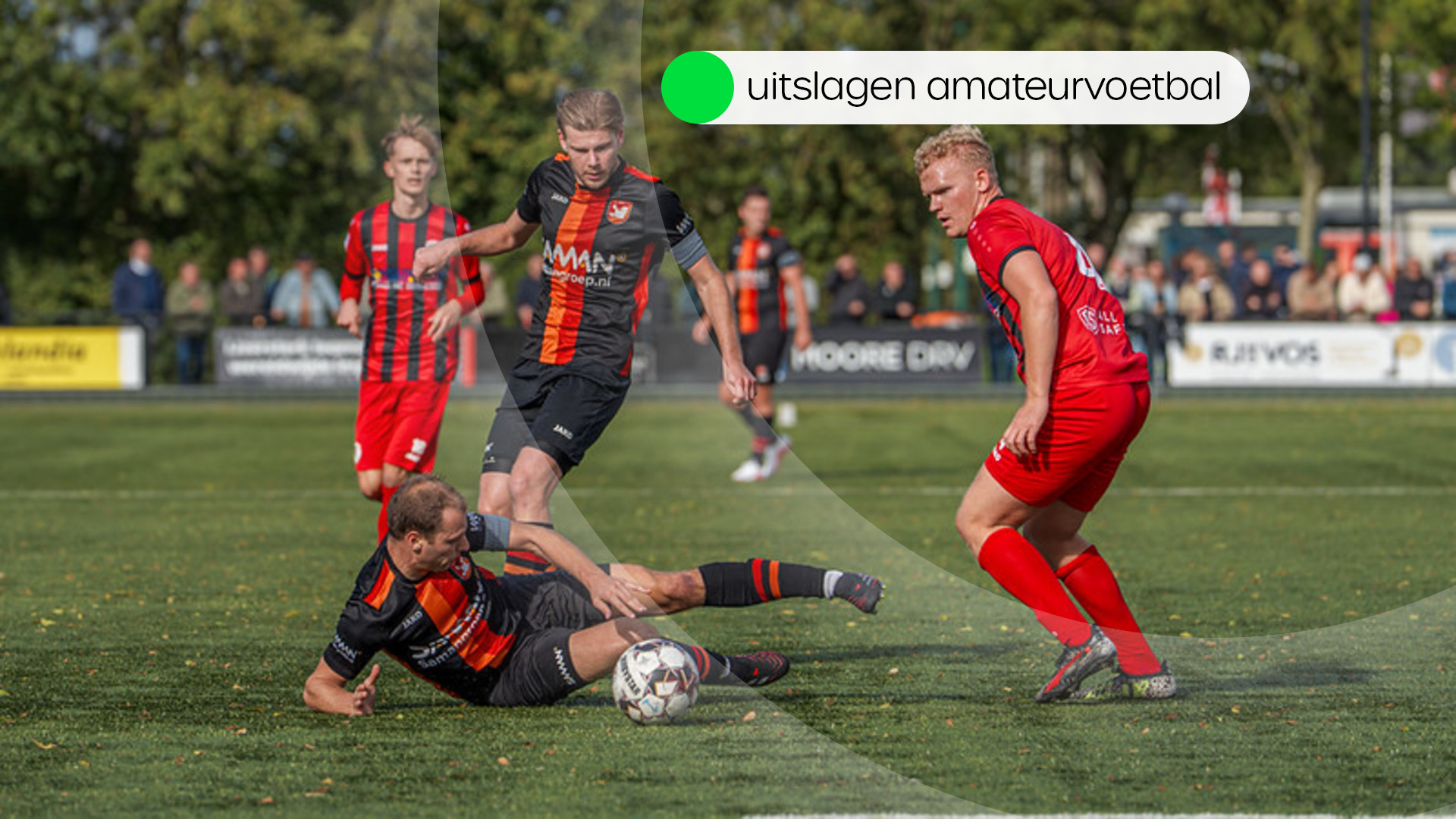 Uitslagen amateurvoetbal zaterdag 10 oktober