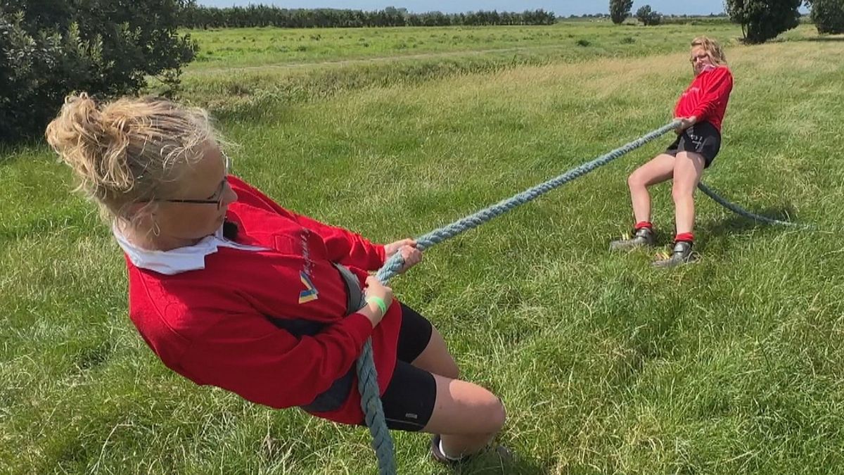 Piepklein dorp met maar één straat heeft wereldkampioenen touwtrekken