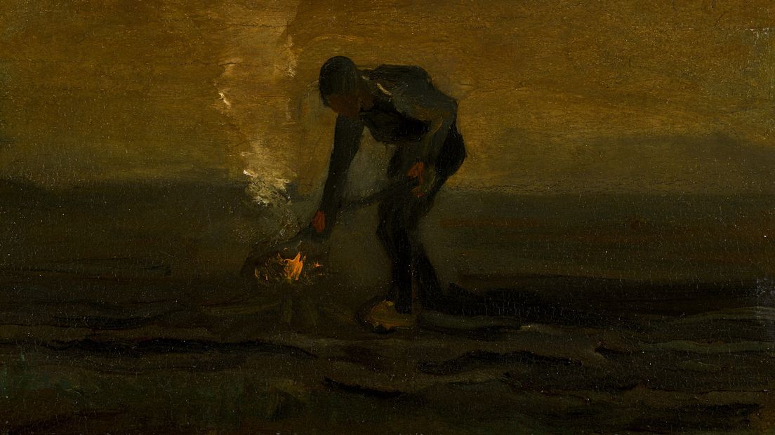 Onkruid verbrandende boer uit 1883 (Rechten:Sotheby's)